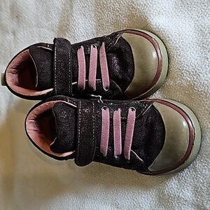 CUTE SEE KAI RUN METALLIC velcro hi tops